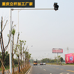悬臂式太阳能警示杆