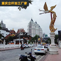 重庆金山寺地区道路灯杆